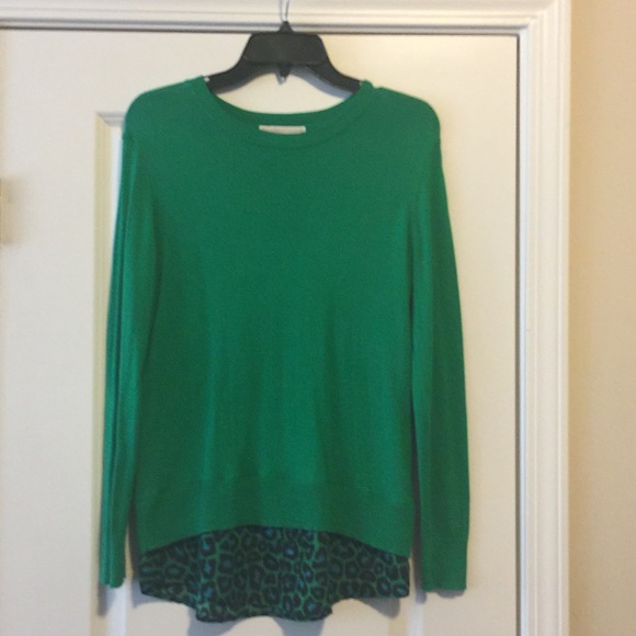 Michael Kors Sweaters - Michael Kors Green Sweater Size XS EUC